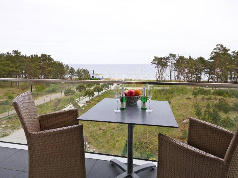 Dünenresidenz Prora - Ferienwohnung mit Meerblick, 1 Schlafzimmer und Balkon NP-401 - Ferienwohnung Ostseebad Binz