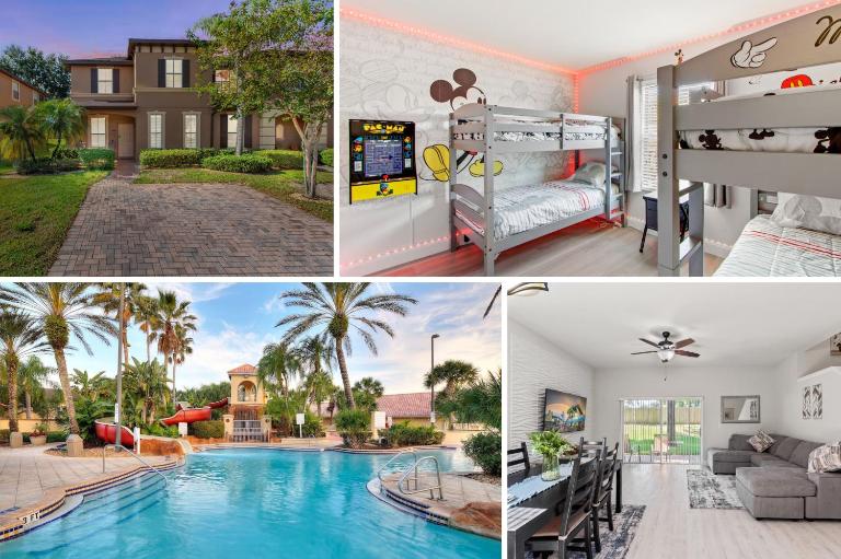 Newly Remodeled 4BD/4BA Townhouse-Regal Palms Resort Near Disney - Bed and Breakfast Davenport