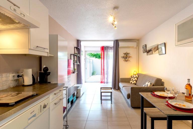 Beau studio avec grande terrasse - Ferienwohnung La Grande-Motte