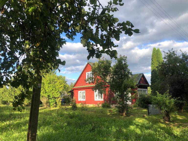 Tranquil country cottage with outdoor fireplace - B&B Stelmužė