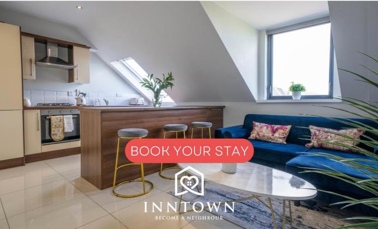 Three bed apartment sleeps 5 in botanic - Chambres d'hôtes Belfast