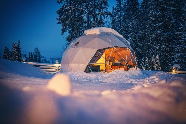 Mountain Glamp Zakopane - Jacuzzi - Widok na Góry - B&B Zakopane