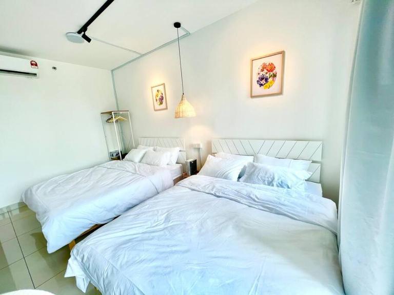 C 1-5 Pax Cozy home Studio 3Bed WIFI&TV Trefoil Setia Alam SCCC - B&B Setia Alam