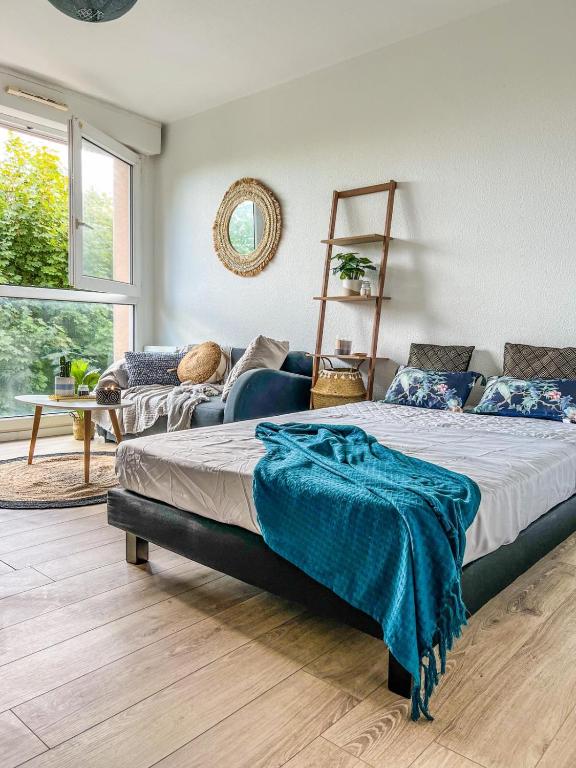 RANGUEIL - Studio confortable proche hôpital et université, parking - Bed and Breakfast Toulouse