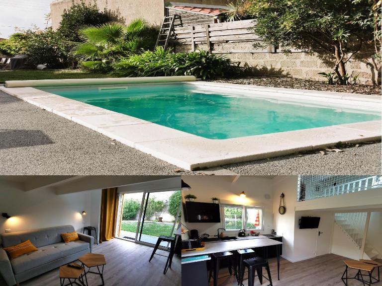 L Annexe - Studio avec Piscine Privee - Ferienwohnung Les Sables-d’Olonne