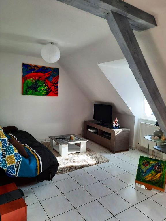 Appartement spacieux à Ingersheim avec vue sur jardin, 100 m² - Chambres d'hôtes Ingersheim