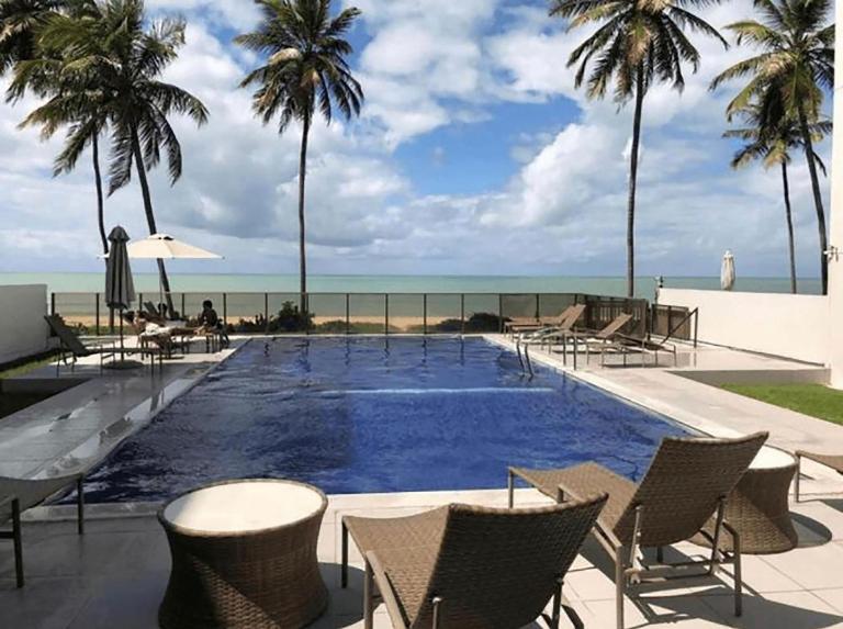 Bela Hospedagem - Pé na areia no Unique Beach Bessa - B&B João Pessoa