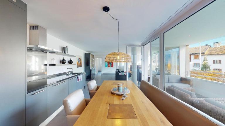 Spacious apartment with mountain view - Chambres d'hôtes Lenz