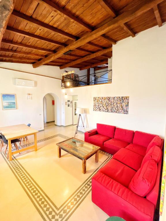 Loft con vista mare, centro storico e spiaggia a piedi , WiFi - Ferienwohnung Terracina