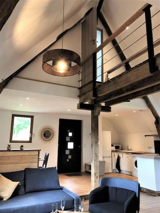 Appartement au calme entre Terre et Mer. Proche Honfleur (5min) Deauville (15min) - Bed and Breakfast Barneville-la-Bertran