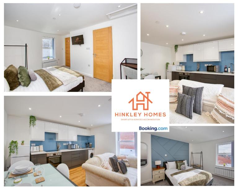 1bedroom apartment in central Bridgwater - long stays welcome - By Hinkley Homes Short Lets & Serviced Accommodation - B&B Bridgwater