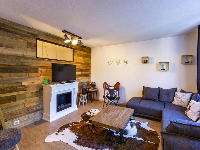 Appartement chaleureux 8 pers, 3 chambres, proche pistes à Eaux-Bonnes - FR-1-400-35 - Ferienwohnung Gourette