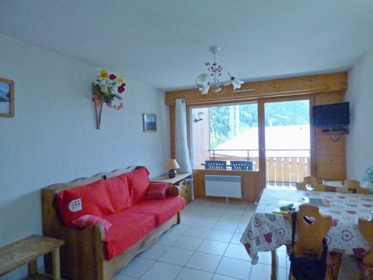 Charmant T2 + cabine, 6 pers, garage, près des stations La Clusaz et Le Grand-Bornand - FR-1-458-94 - Ferienwohnung Saint-Jean-de-Sixt