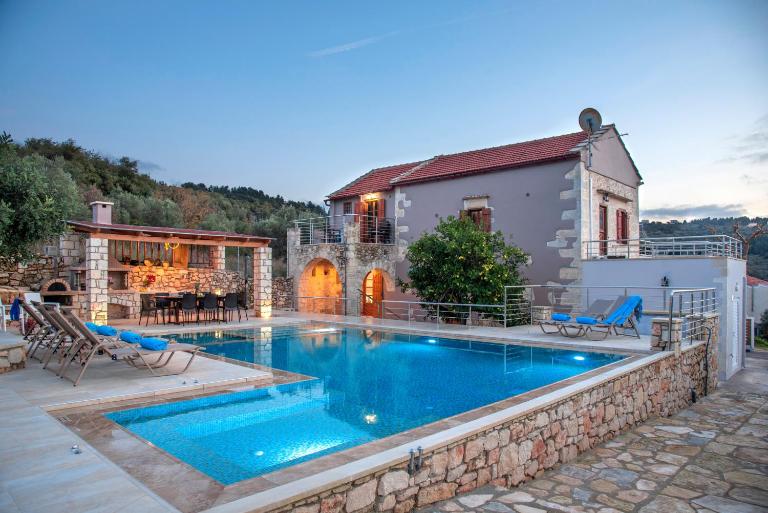 Cretan Lux Villa Heated Pool - B&B Gavalochori