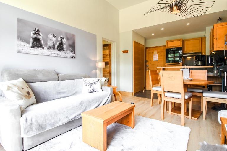 1-bed apartment in 5* Residence with mountain views, ski in, ski out - B&B Arâches-la-Frasse