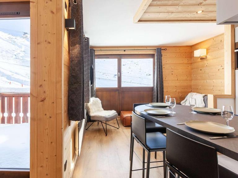 Appartement rénové 34m², 4 pers, 2 ch, au cœur de Val Thorens avec accès pistes et WIFI - FR-1-545-29 - Ferienwohnung Val Thorens
