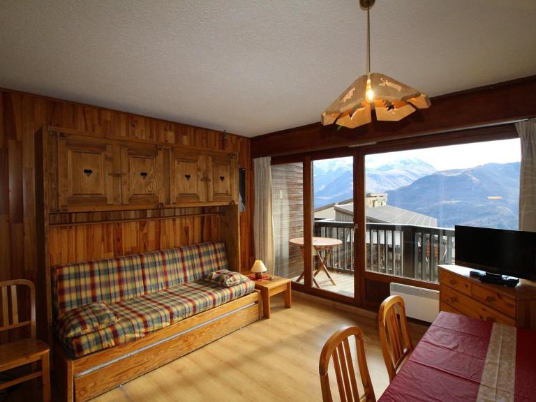 Spacieux studio cabine 6 pers, skis aux pieds à Auris - FR-1-297-274 - Ferienwohnung Auris