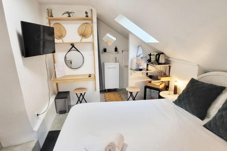 Chambre - Bed & Breakfast - Plage 50m - Résidence - Ferienwohnung Saint-Malo