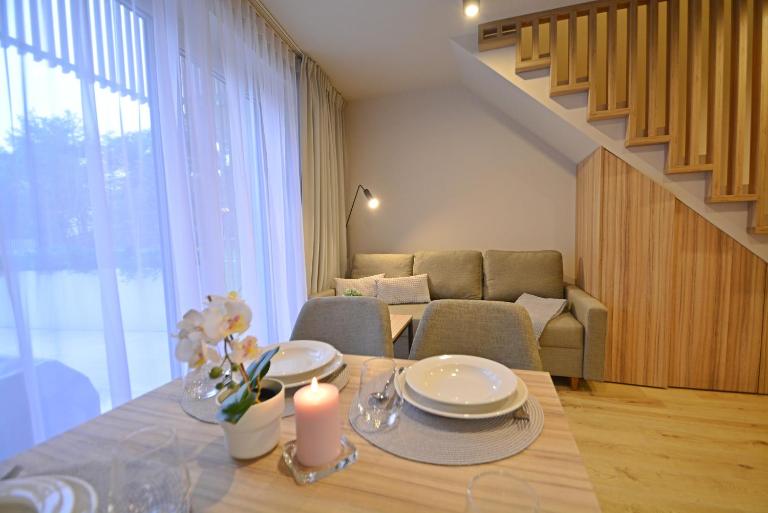 Apartamenty Bryza - Bałtycki B-06 z tarasem, 100m od morza - Ferienwohnung Swinemünde