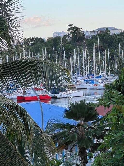 Duplex Marina gosier- vue Mer et bateaux équipé d'une citerne reliée à l'eau de ville - Chambres d'hôtes Le Gosier