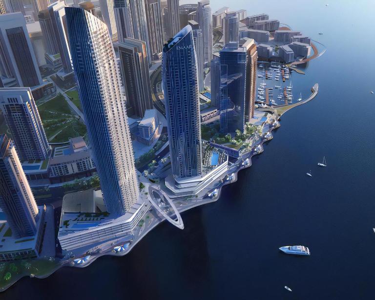 Lux BnB The Grand Creek Harbor Views - Bed and Breakfast Dubai