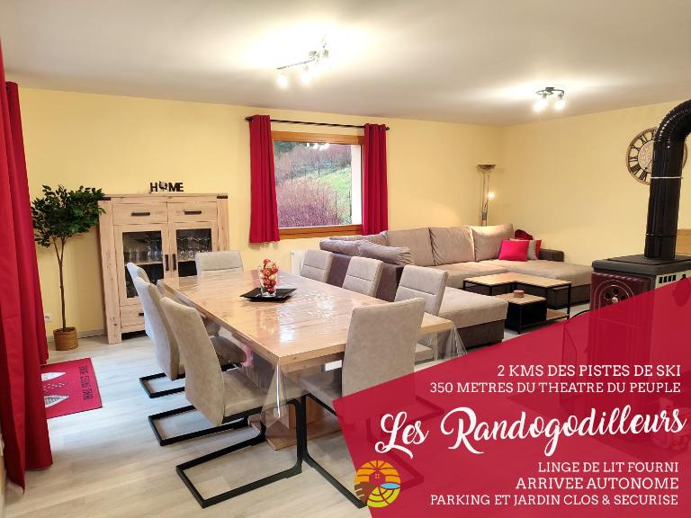Les Randogodilleurs avec Jacuzzi à 2kms des pistes et 350m du Théatre du Peuple ! - Ferienwohnung Bussang