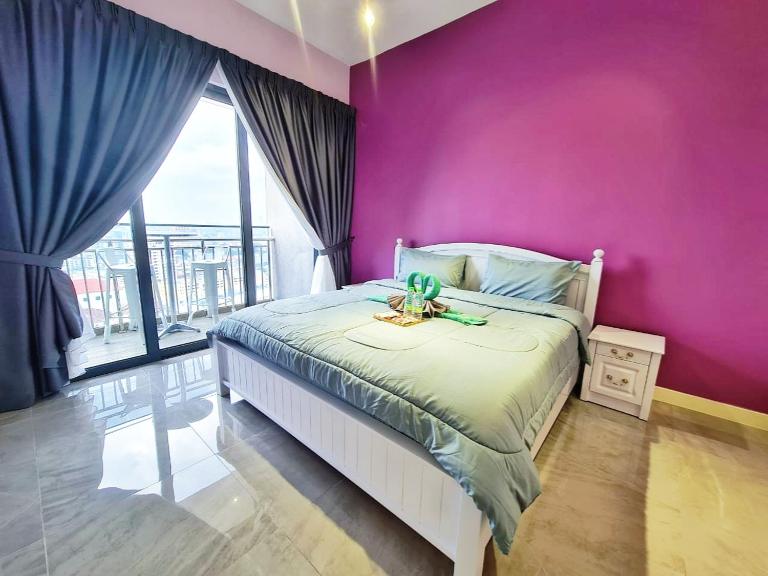 SweetLavenderLovely#SeaView#Privatebathtub#Netflix#FreeParking#OneHall&OneRoomWithBalconys#ImperioResidence - Chambres d'hôtes Malacca