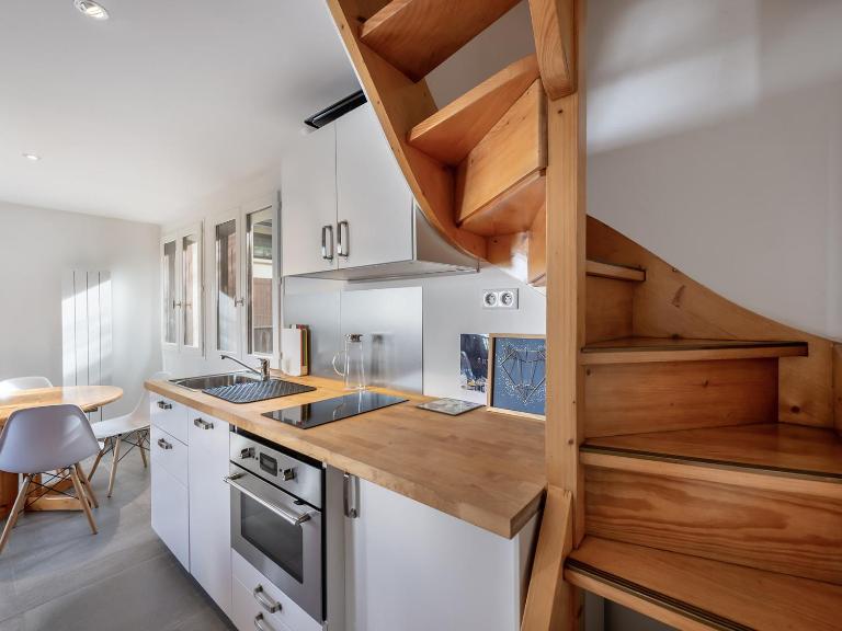Appartement duplex 4 pers à Courchevel avec superbe vue et WIFI - FR-1-563-87 - Bed and Breakfast Courchevel 1550