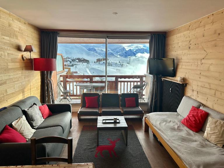 Appartement plein sud, au pied des pistes, vue imprenable - Chambres d'hôtes L'Huez