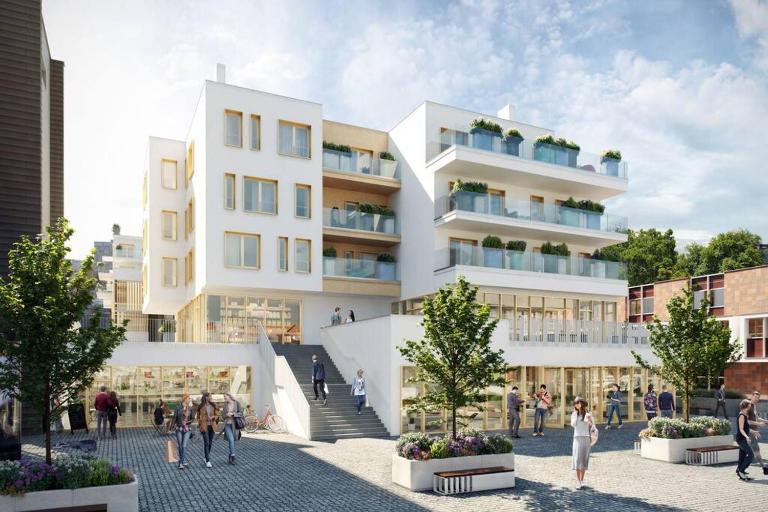 Komfortný apartmán A407 v centre NR - Parkovanie zdarma - Bez kuchyne - Ferienwohnung Neutra