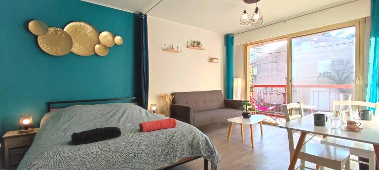 Le Bel Air - Central avec Climatisation & Parking - Bed and Breakfast Gréoux-les-Bains