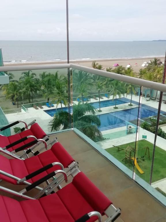 APARTAMENTO MORROS922 LA BOQUILLA con acceso directo a la Playa - Chambres d'hôtes Carthagène
