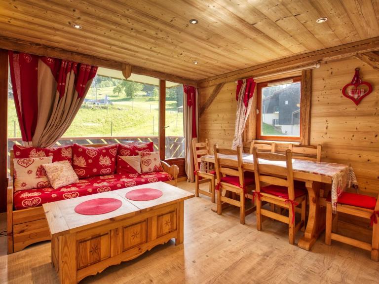 Appartement en montagne, 6 pers., balcon sud - FR-1-642-18 - Bed and Breakfast Morillon