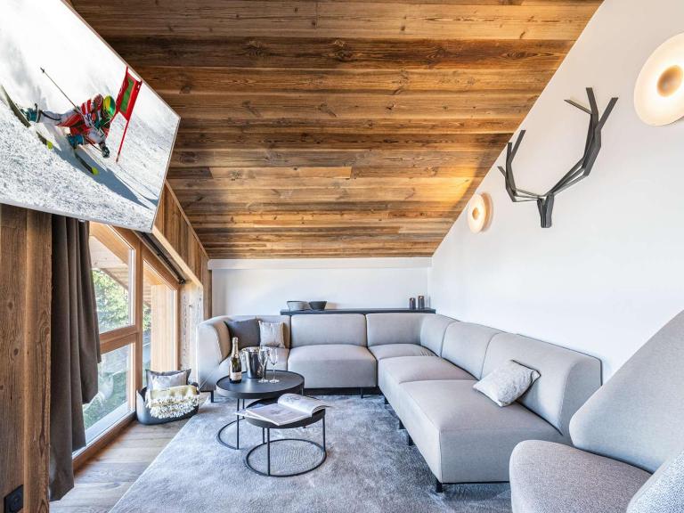 Joli duplex 8 pers, skis aux pieds, parking couvert, Courchevel Village - FR-1-631-108 - Bed and Breakfast Courchevel 1550