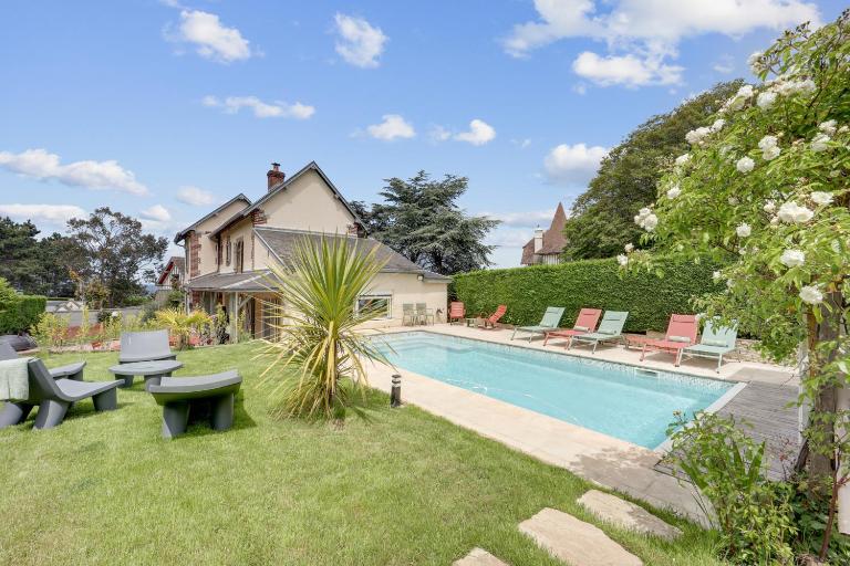 Villa l'Hermitage Piscine Sauna Fitness Deauville - B&B Benerville-sur-Mer