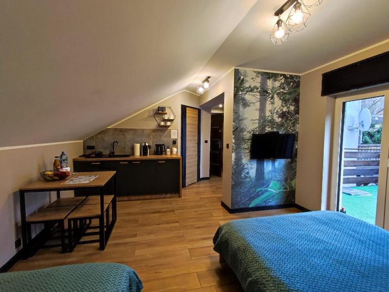 Apartament Olimpijska 54 z prywatnym jacuzzi na tarasie - B&B Szczyrk