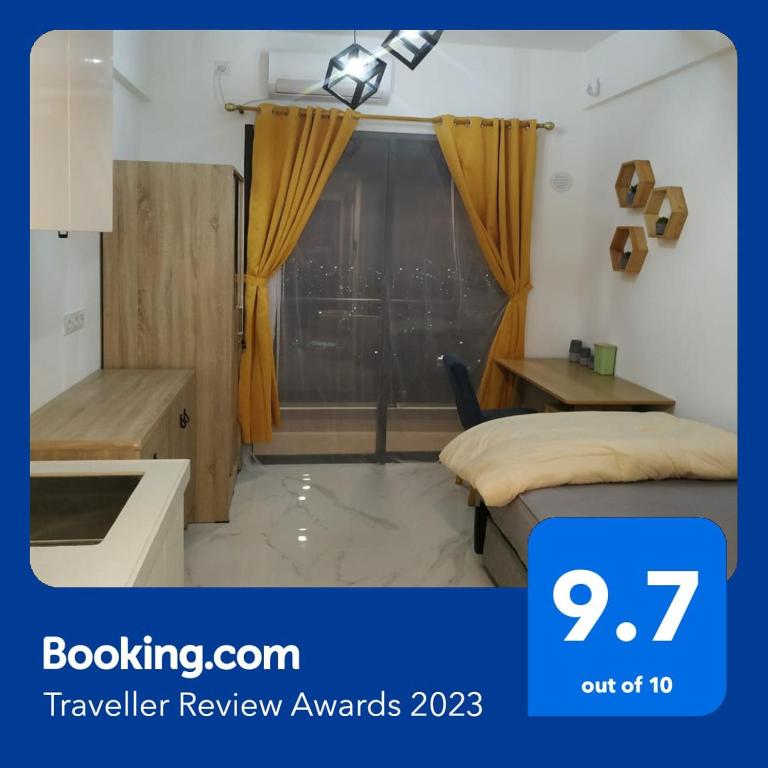 Apartemen Scandinavian 20m dengan 1 Kamar Tidur dan 1 Kamar Mandi di BSD Sky House BSD No WiFi Check in Mandiri - Ferienwohnung Cilenggang