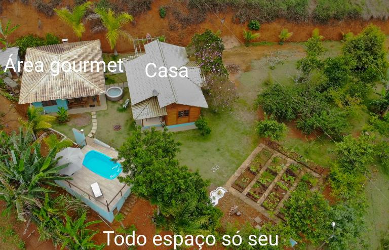Chalé Vista da Mata DM, 5km Centro Domingos Martins, Wi Fi, fibra óptica, SPA aquecido, split, privacidade, aceita pets - B&B Domingos Martins