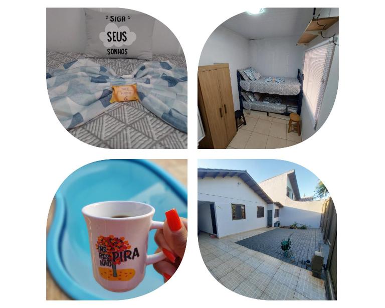 Quarto PRIVADO banheiro compartilhado em Foz piscina wifi estacionamento cozinha E AR - B&B Foz do Iguaçu