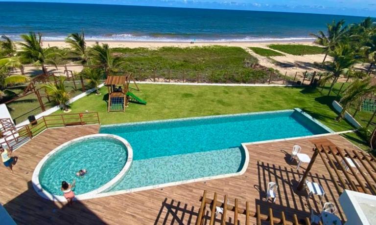 Itacimirim pé na areia 2Q - Ferienwohnung Itacimirim