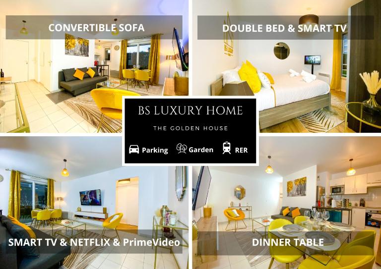 The Golden House * Parking * Garden - Ferienwohnung Corbeil-Essonnes