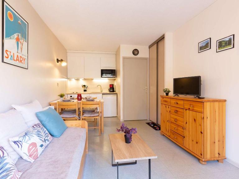 Charmant appartement lumineux avec balcon, près des commerces et du télécabine à Saint-Lary-Soulan - FR-1-296-458 - B&B Saint-Lary-Soulan