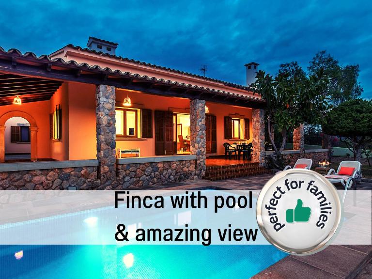 Finca Feliz mit Meerblick, Pool, W-lan & Parkplatz - B&B Bunyola