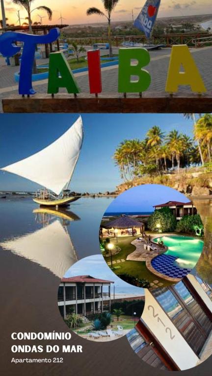 TAIBA - ONDAS DO MAR RESIDENCE Ap 212 - Rezende Temporada - B&B São Gonçalo do Amarante