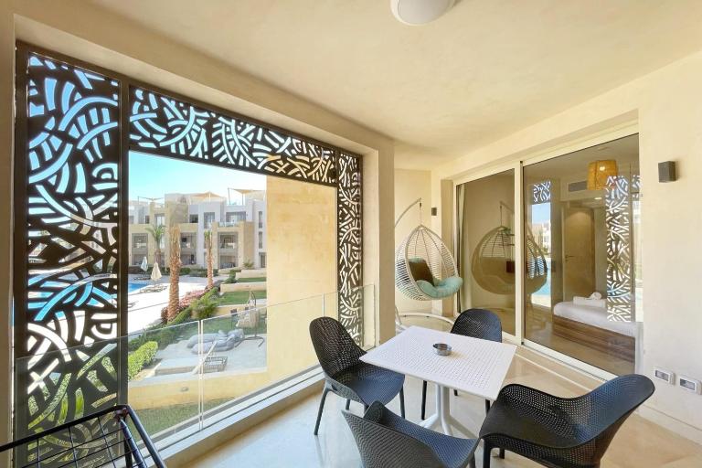 Panoramic & Cushy 3BDR Mangroovy Free pool & Beach Access - B&B Hurghada