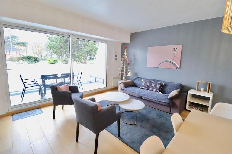 Bel apt 6 pers, 2 chambres avec balcon et parking - B&B Le Touquet-Paris-Plage