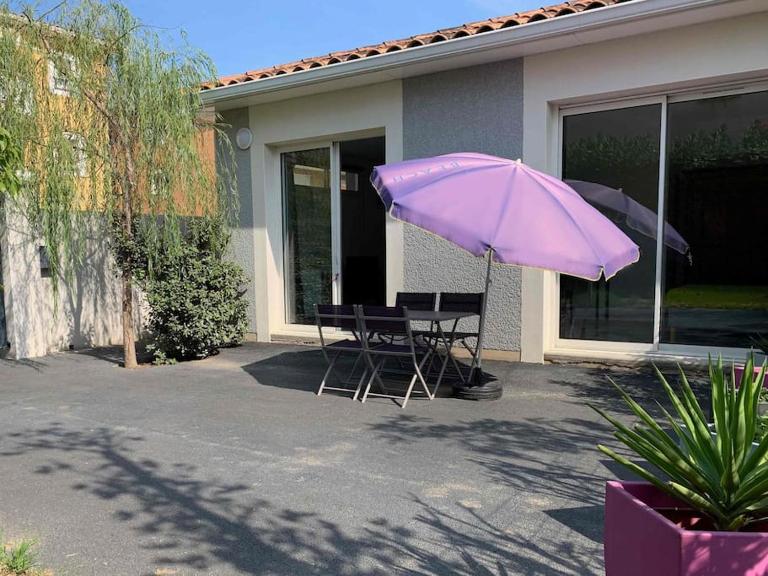 T2 dans villa plain-pied avec parking privé - Ferienwohnung Canet-en-Roussillon