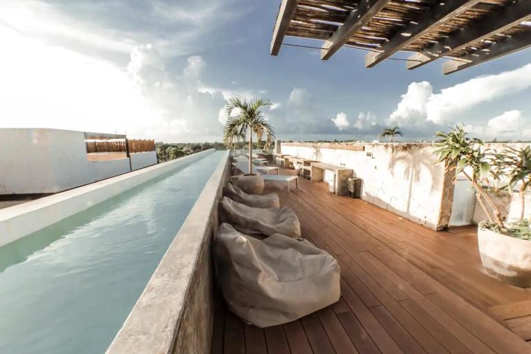 Black House Aldea Zama I Spacious 2BD Apt with Private Jacuzzi - B&B Tulum