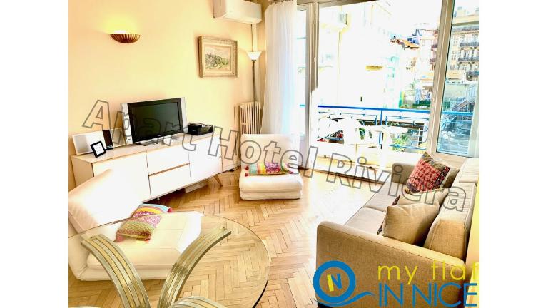 ApartHotel Riviera - Hyper Centre Ville - Studio Supérieur AC avec balcon et aperçu mer - BALCON MASSENET 1 - Ferienwohnung Nizza