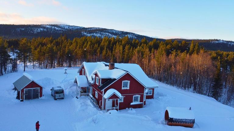 Villa Björklund - Lakeview Apartment - B&B Arjeplog